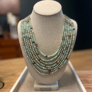 Beautiful Stella and Dot Turquoise Beaded Necklace